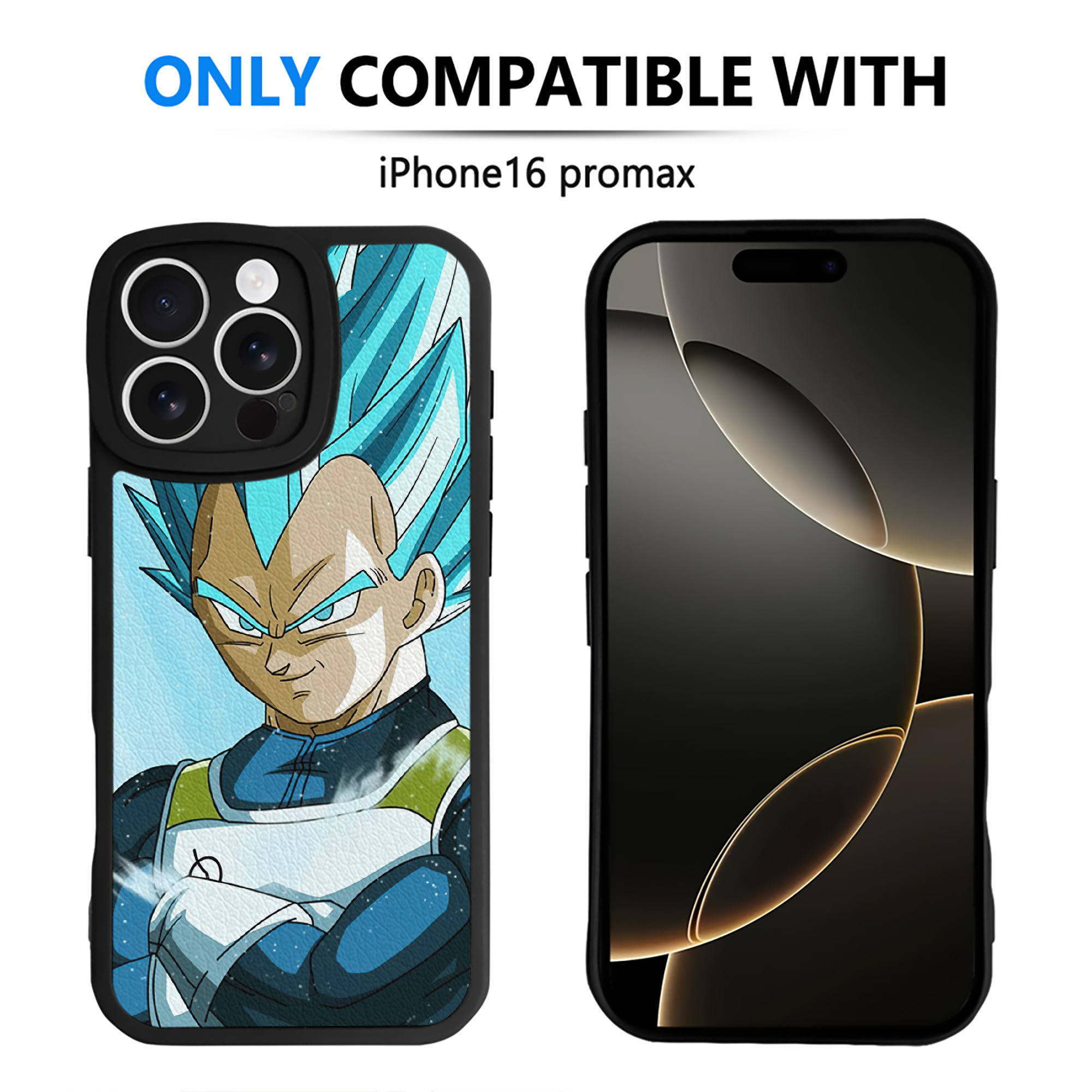 （画像用） ドラゴンボール DRAGON BALL 【iPhone 16シリーズ対応】シリコンスマホケース（レザー調） 材質：シリコン